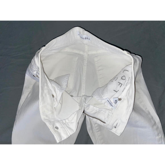 Ann Taylor Loft Curvy Kick Crop Stretch Denim Jeans. Women's Size 0, GUC!! - Picture 3 of 5